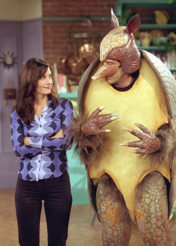 El armadillo navideño Los mejores atuendos de Friends