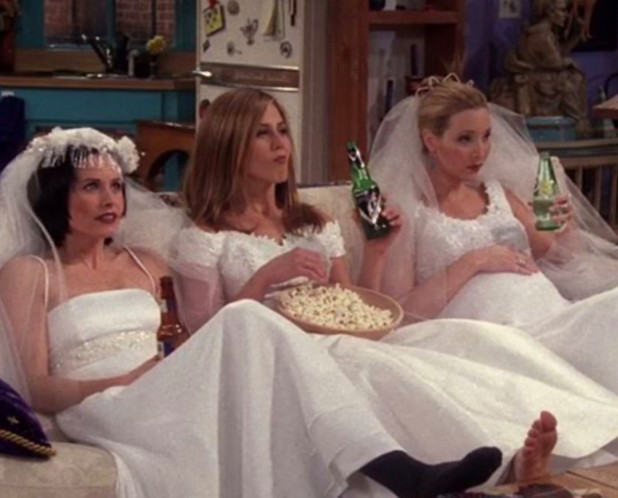 Todos los vestidos de novia Los mejores atuendos de Friends