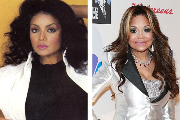 La Toya Jackson Celebridades y sus cirugías plásticas