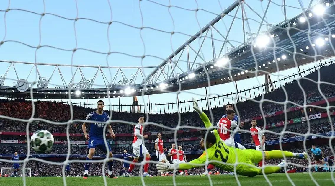 Arsenal cae ante el PSG en la semifinal de la Champions League