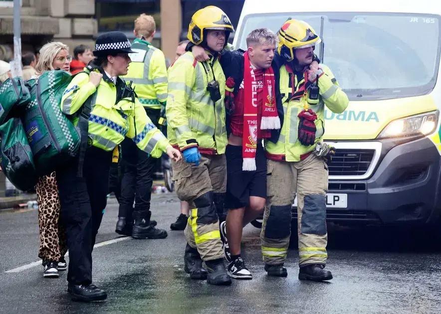 Detenido por atropello masivo durante la celebración en Liverpool
