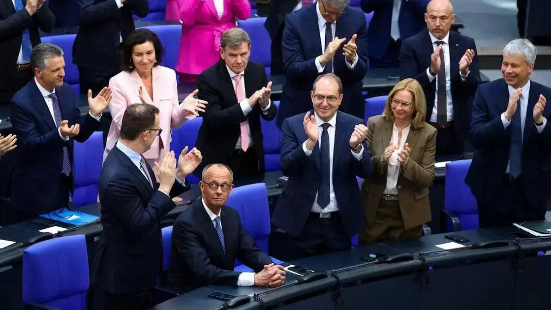 Friedrich Merz enfrenta desafio político após votação no Bundestag
