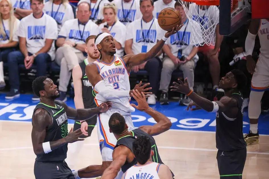 Oklahoma City Thunder inicia com força a final do Oeste contra Minnesota