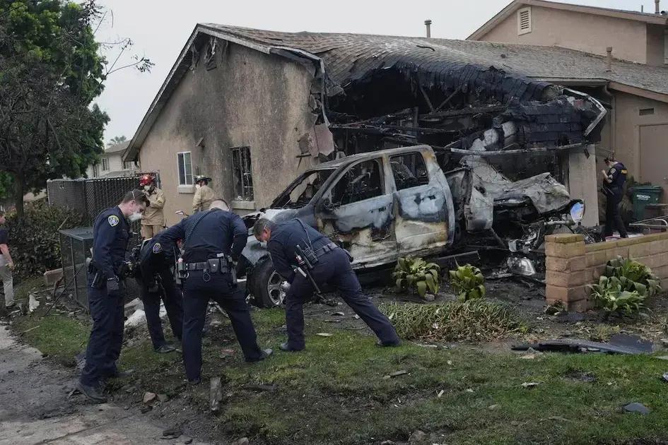 Tragedia em San Diego: Pequeno avião causa mortes e destruição