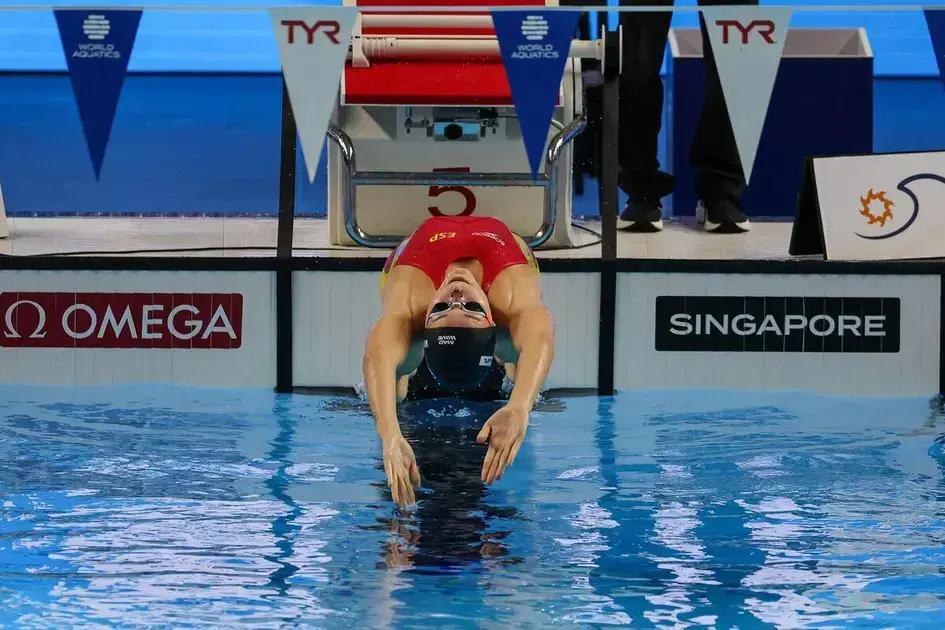 Carmen Weiler destaca en el Mundial de Natación en Singapur 2025