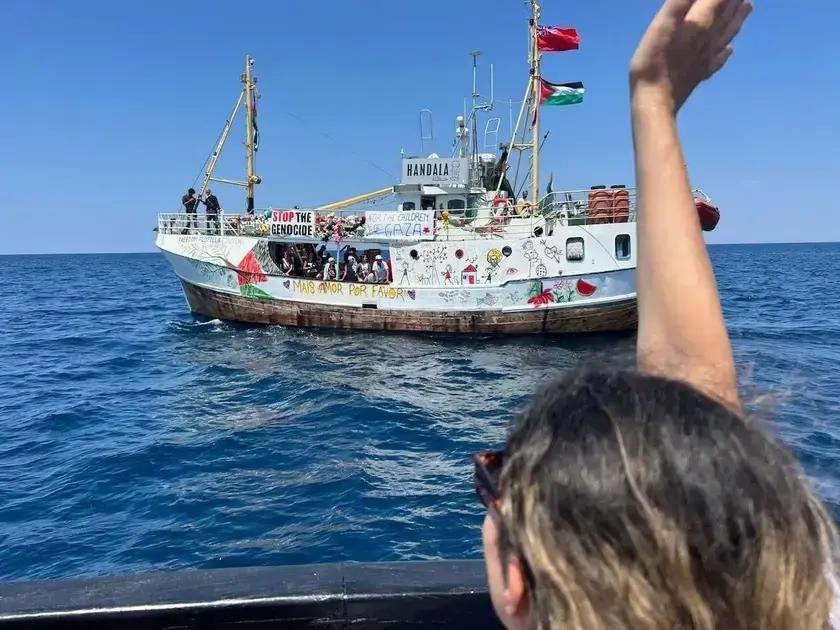 Israel intercepta el barco 'Handala' de la Flotilla de la Libertad