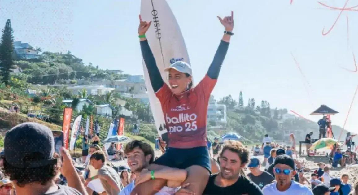 Nadia Erostarbe hace historia con su triunfo en el Ballito Pro 2025