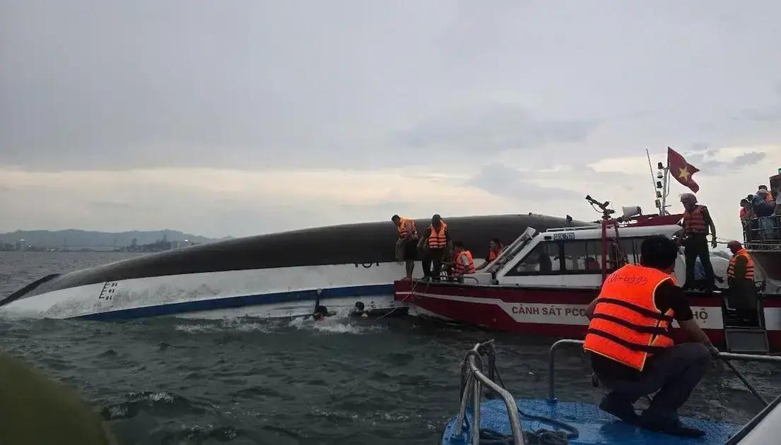 Trágico naufragio en Vietnam deja al menos 29 muertos y 10 rescatados