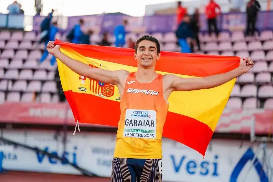 España celebra sus nuevos campeones de Europa sub-20 en atletismo