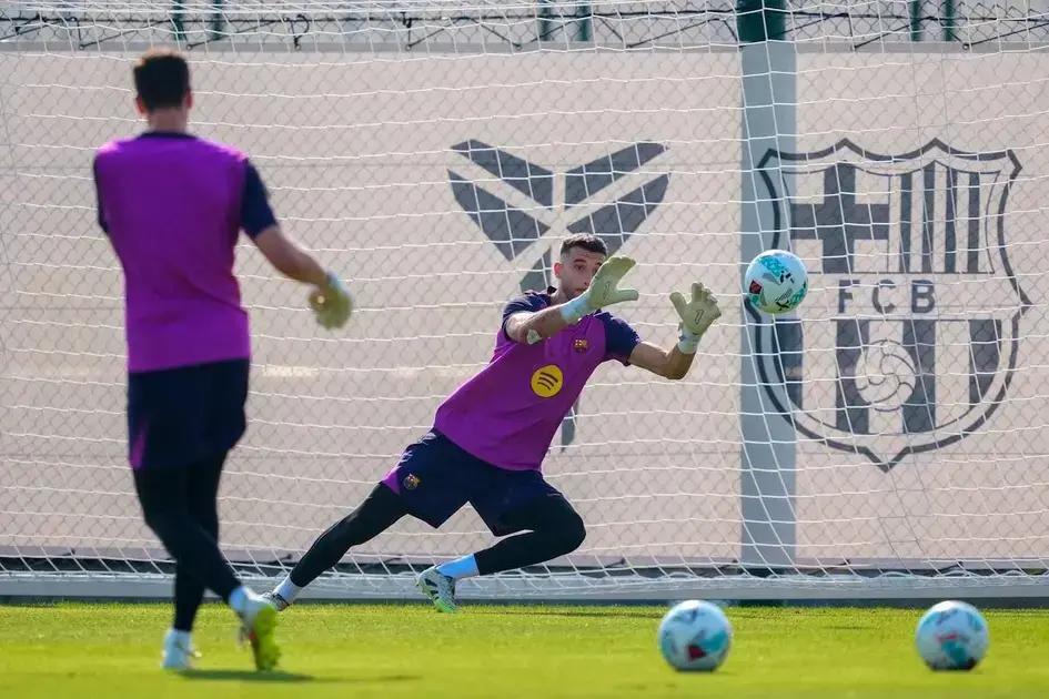 Joan García debutará con Barcelona en LaLiga hoy contra Mallorca